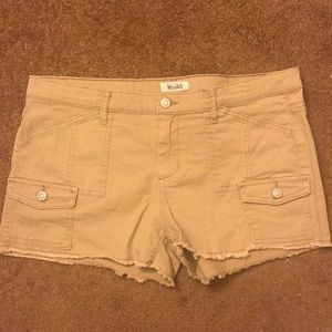 Tan Cargo shorts